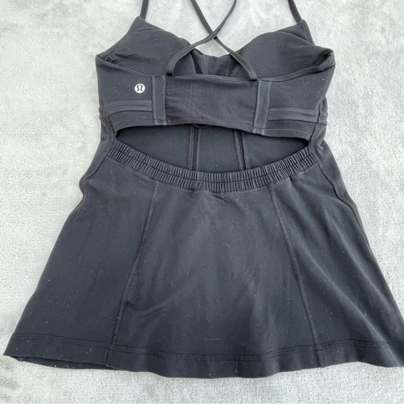Lululemon Flare Cross Strap Shelf Bra Yoga Athletic Tank Top - Picture 5 of 13